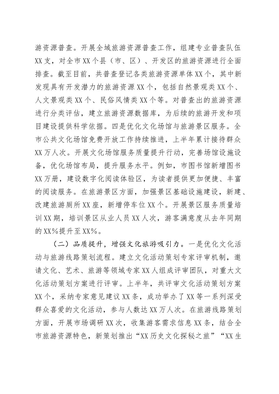 XX市文广局2025年上半年工作情况总结(2)_第2页