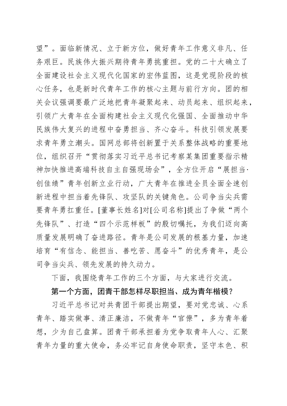 2025年团委干部座谈会上的发言_第2页