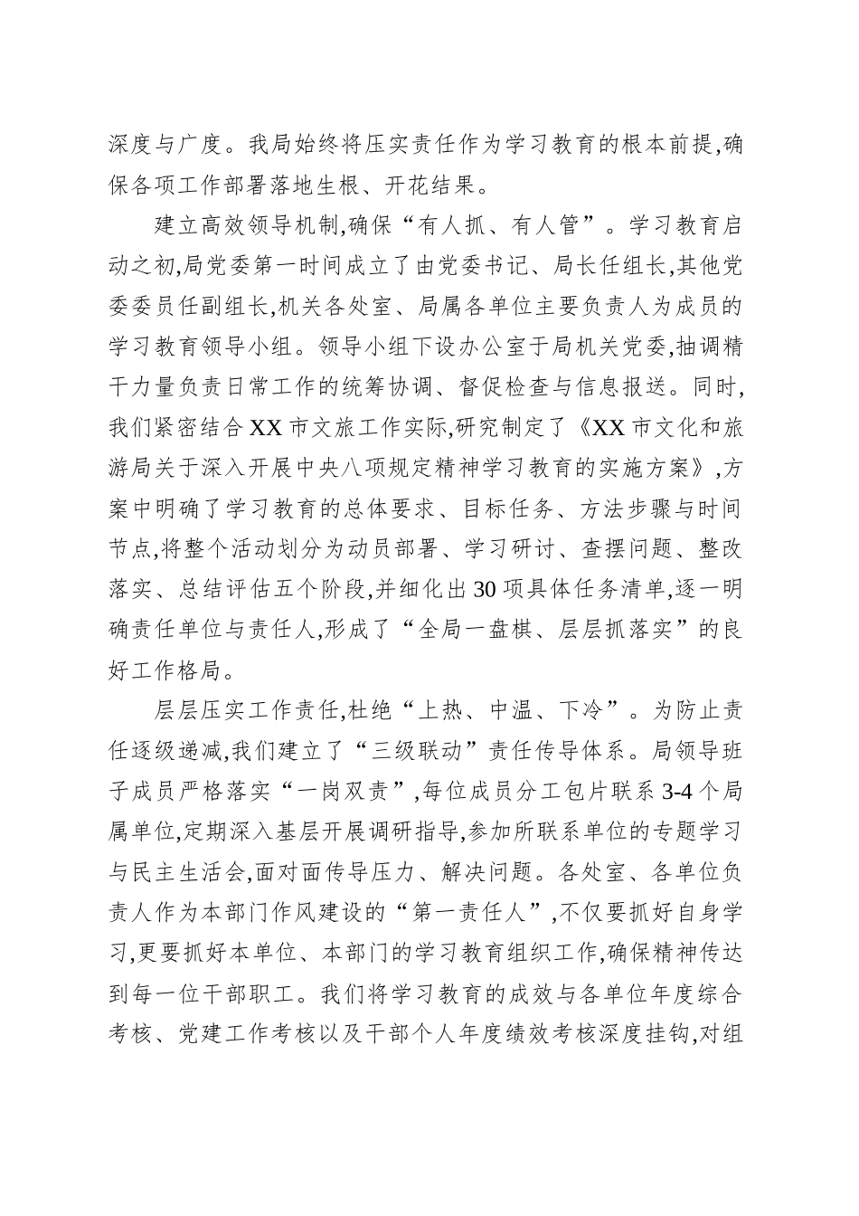 XX市文化和旅游局专题总结评估报告_第2页